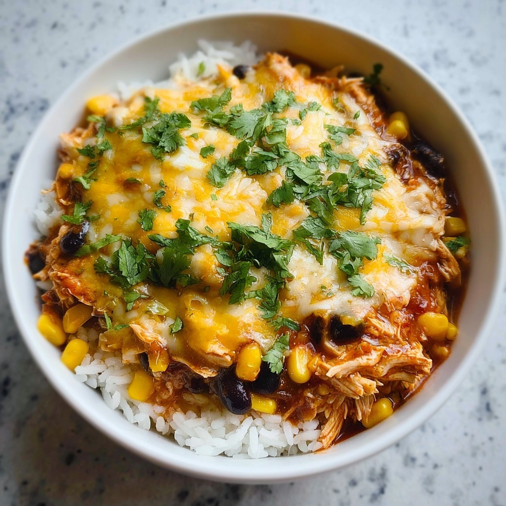 Slow Cooker Chicken Burrito Bowl Recipe - Recipe Image