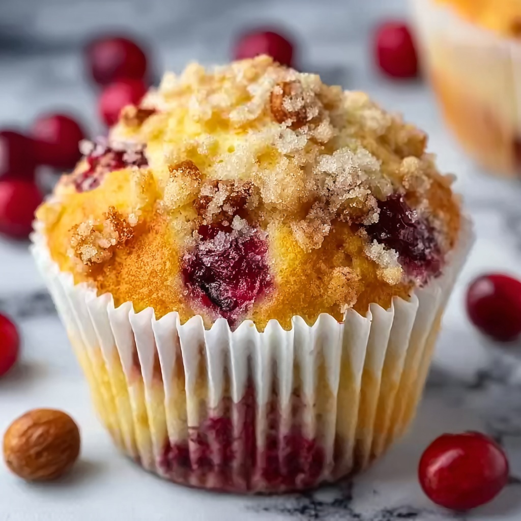 Cranberry, Orange, and Pecan Muffins Recipe - Recipe Image