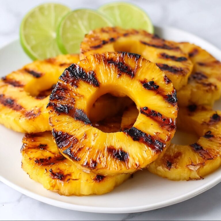 Grilled Pineapple with Brown Sugar, Lime, and Coconut Recipe