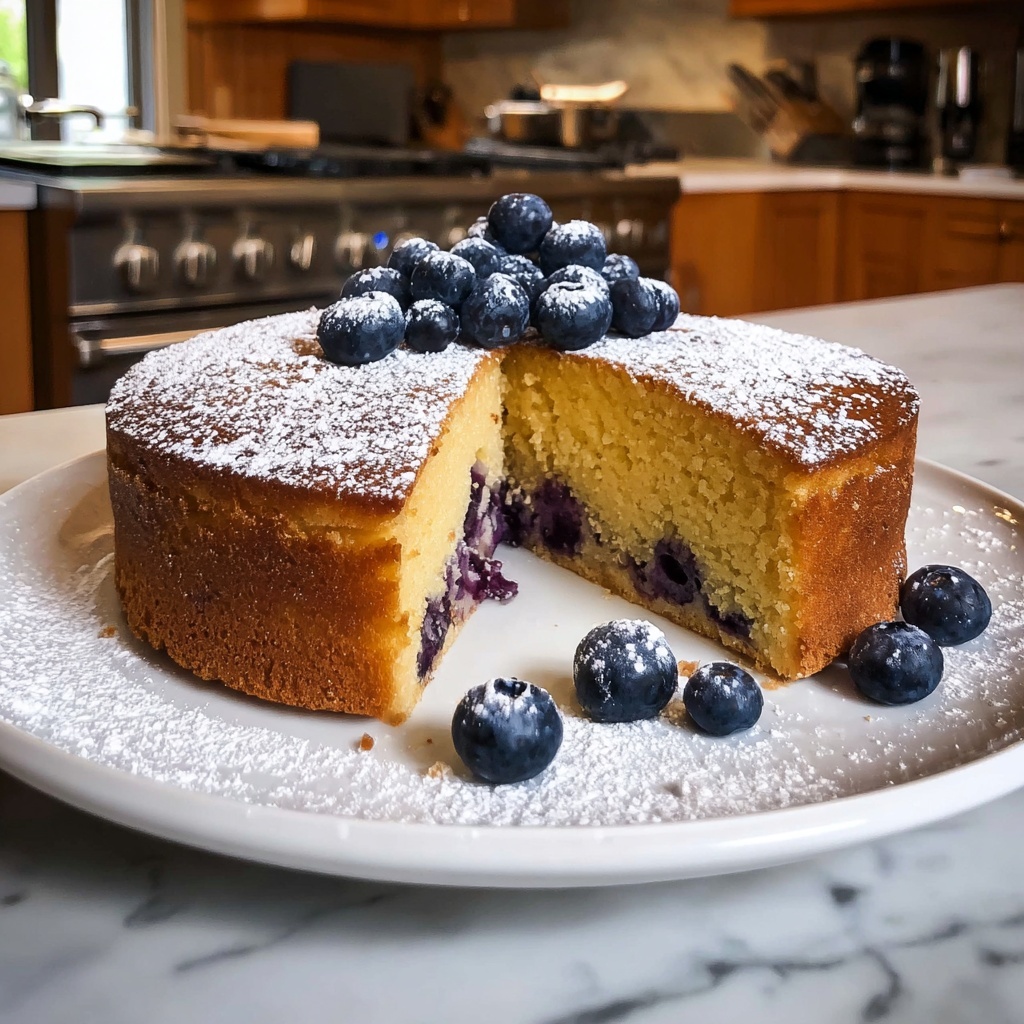 Blueberry Snack Cake Recipe - Recipe Image