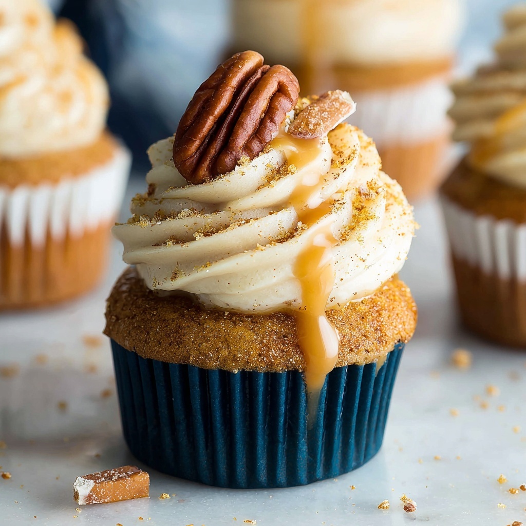 Vegan Pecan Pie Cupcakes Recipe - Recipe Image