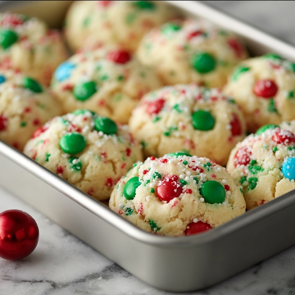 Cake Mix Christmas Cookies Recipe - Recipe Image