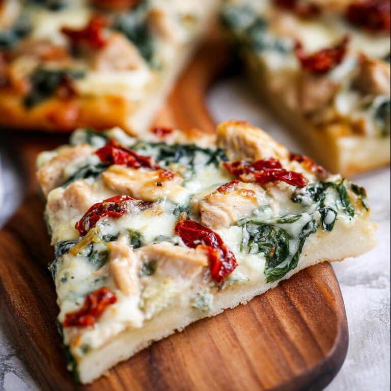 Tuscan Garlic Chicken Pita Pizzas Recipe