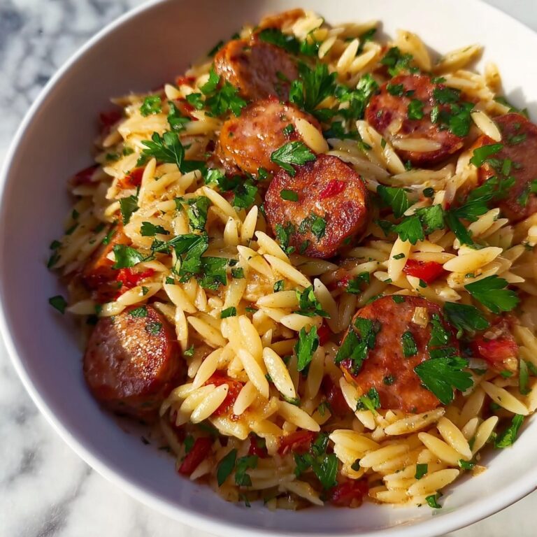 Chicken Sausage Orzo: 7 Heavenly Comforting Bites Recipe