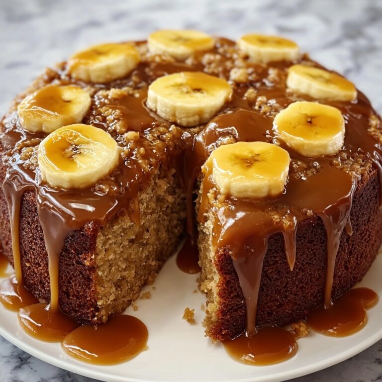 Banana Caramel Cake Recipe