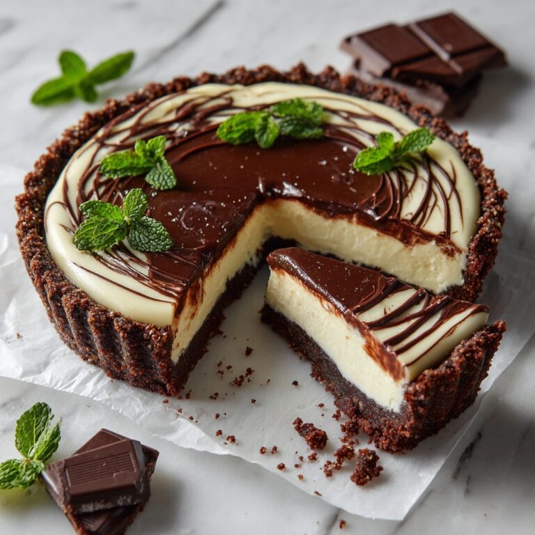 Vegan Mint Chocolate Tart Recipe