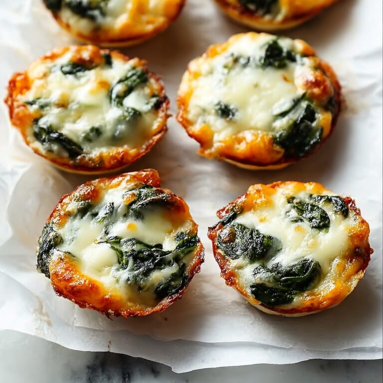 Spinach Dip Cheese Crisps Recipe