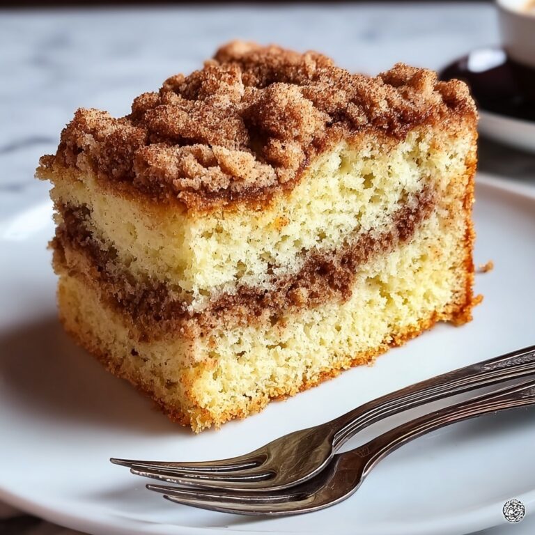 Cinnamon Streusel Coffee Cake Recipe