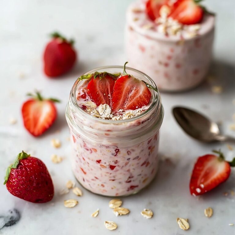 Strawberry Overnight Oats Recipe