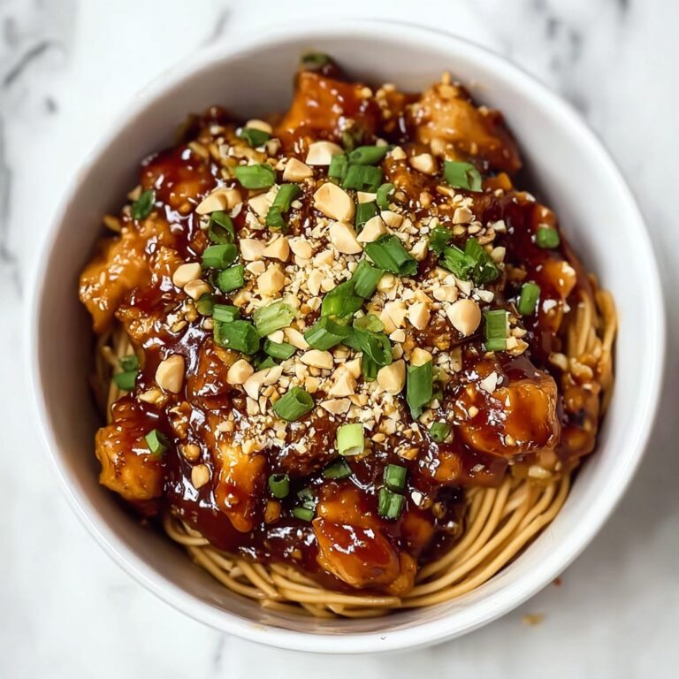 Spicy Kung Pao Chicken Noodles Recipe