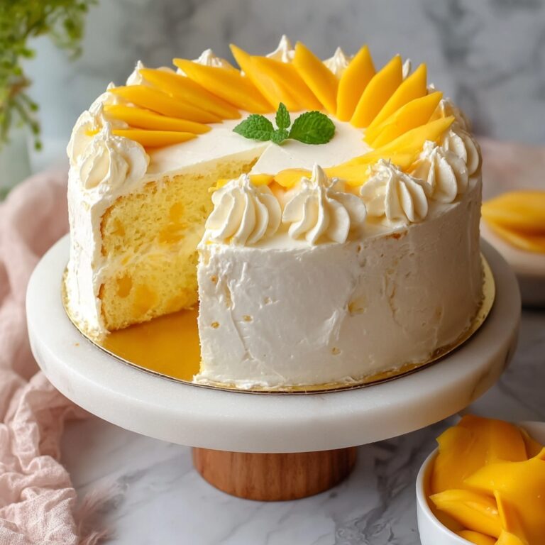 Mango Cream Chiffon Cake: Light & Luscious Bliss Recipe