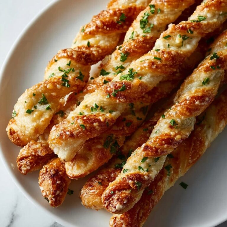 Garlic Parmesan Breadstick Twists Recipe