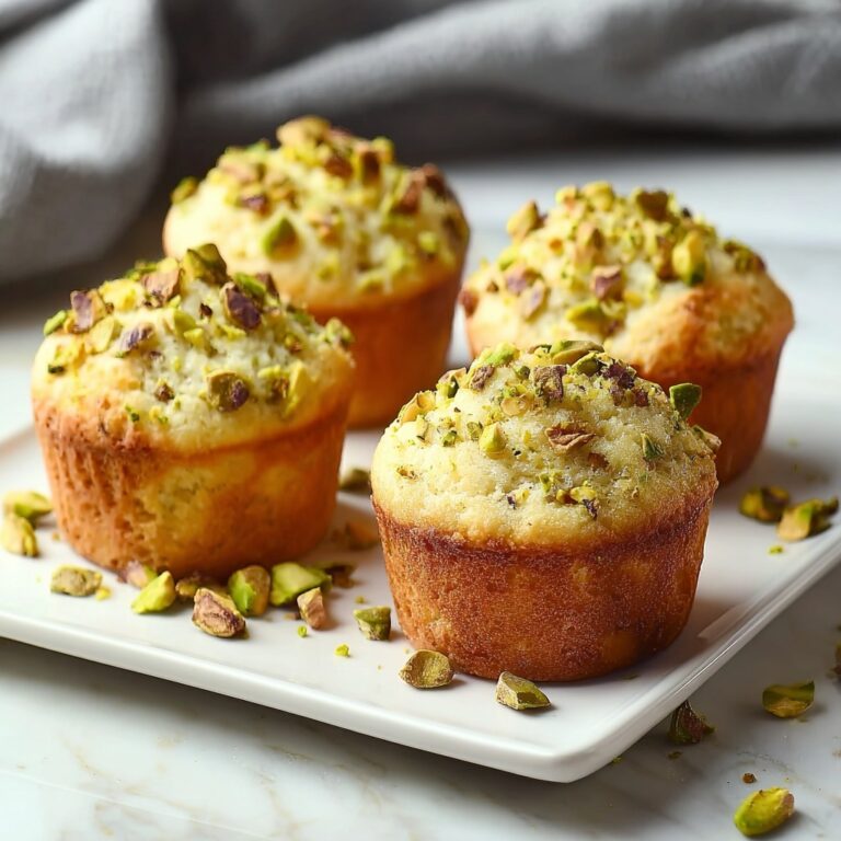 Easy Bakery-Style Pistachio Muffins Recipe