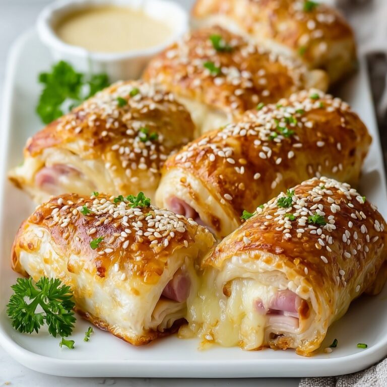 Quick Keto Ham & Cheese Rolls Recipe