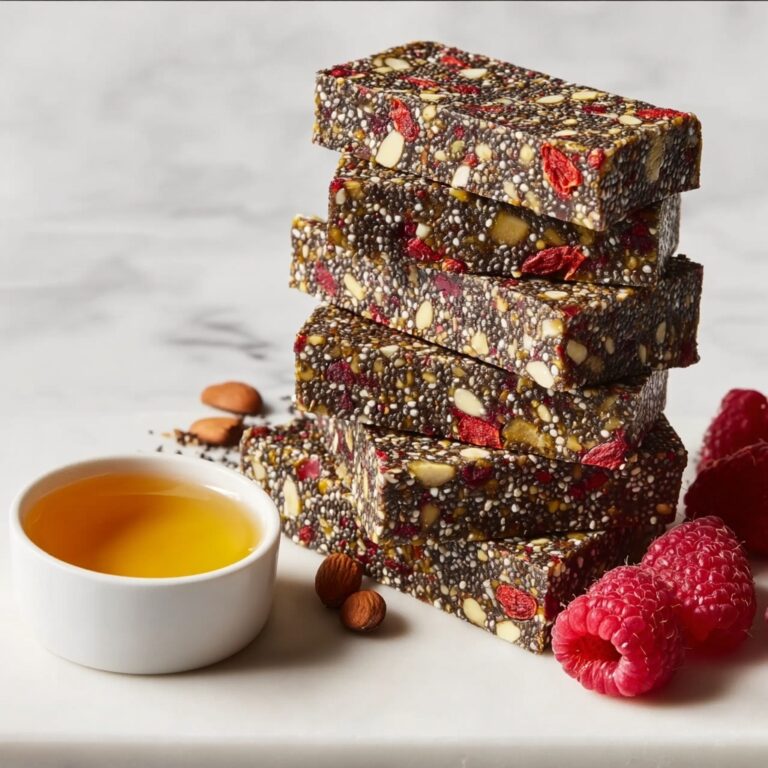 No-Bake Chia Seed Energy Bars Recipe