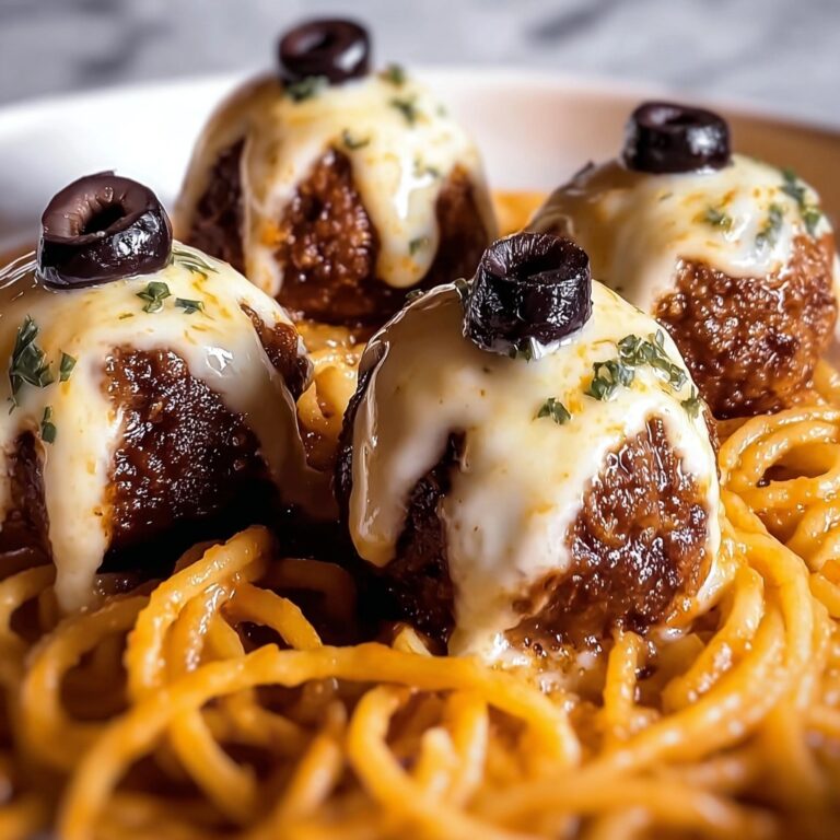 Spooky Spaghetti and Cheese Stuffed Meatballs to Wow Your Family Recipe