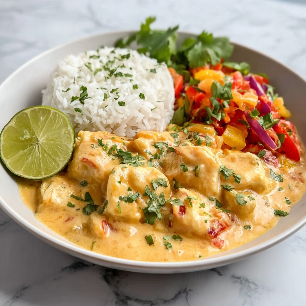 Peruvian Creamy Chicken in Chili Sauce Recipe - Recipe Image
