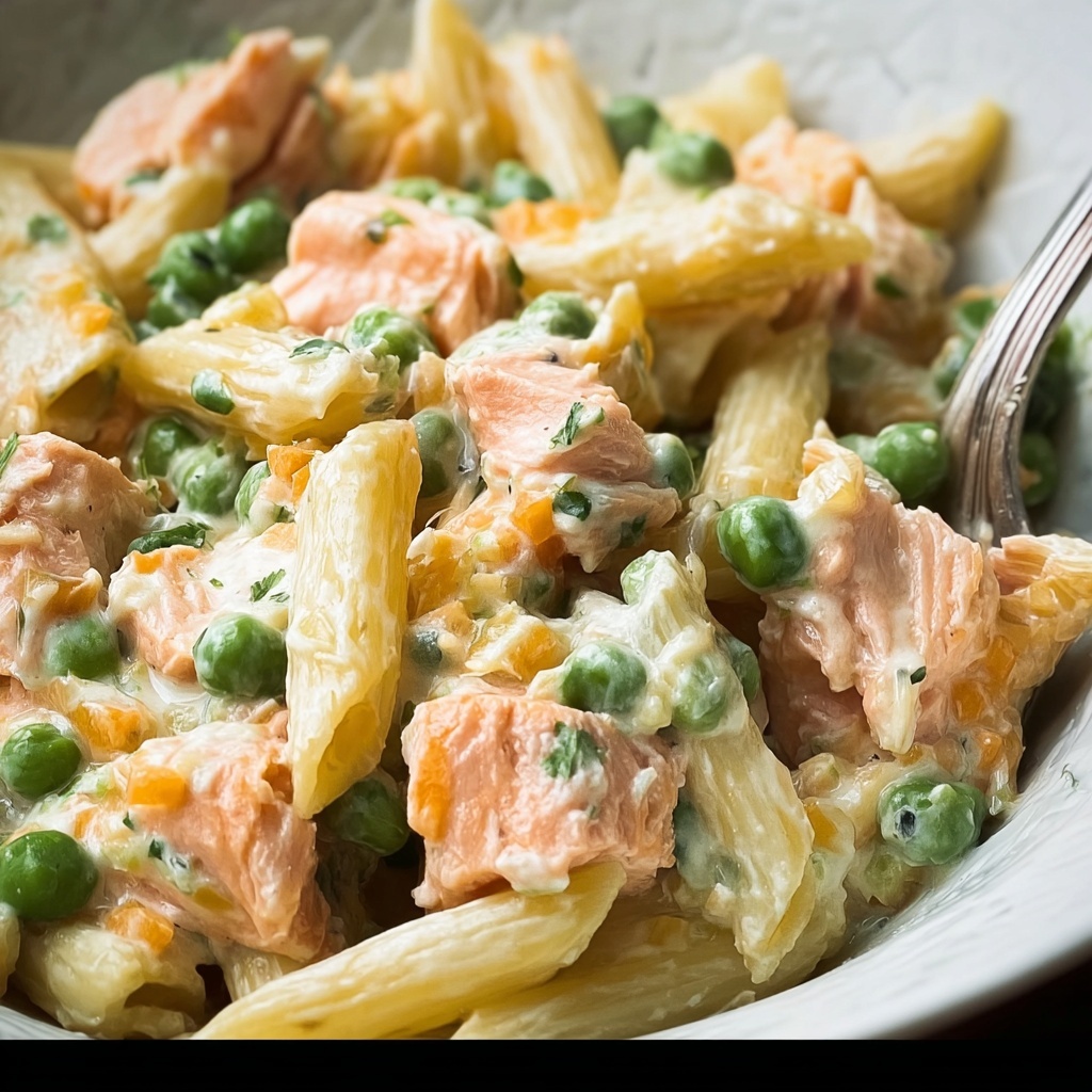 Delicious Salmon Pasta Salad for Effortless Entertaining Recipe - Recipe Image
