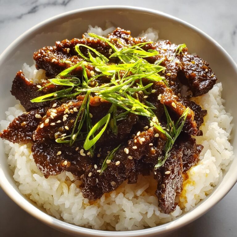 Crispy Beef Rice Bowl Recipe
