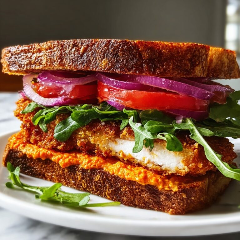 Crunchy Chicken Romesco Sandwich Recipe