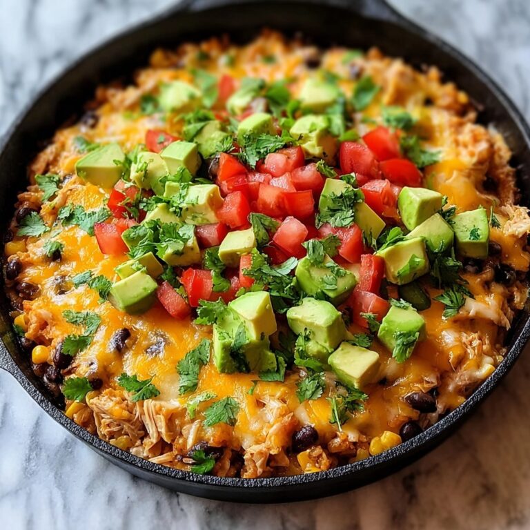 Cheesy Chicken Burrito Skillet Recipe