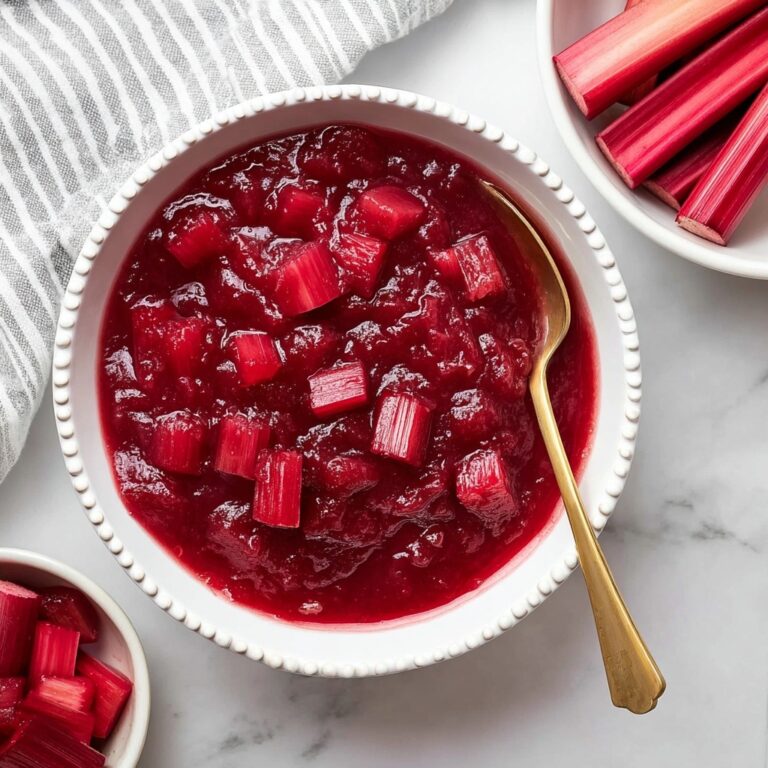 Rhubarb Sauce Recipe