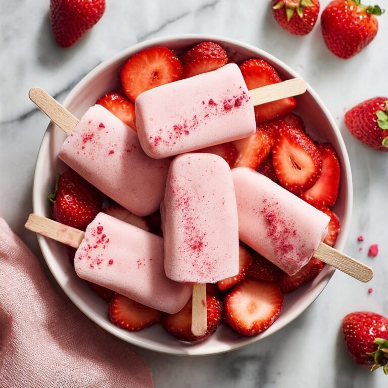 Vegan Strawberry Ice Cream Bars Recipe