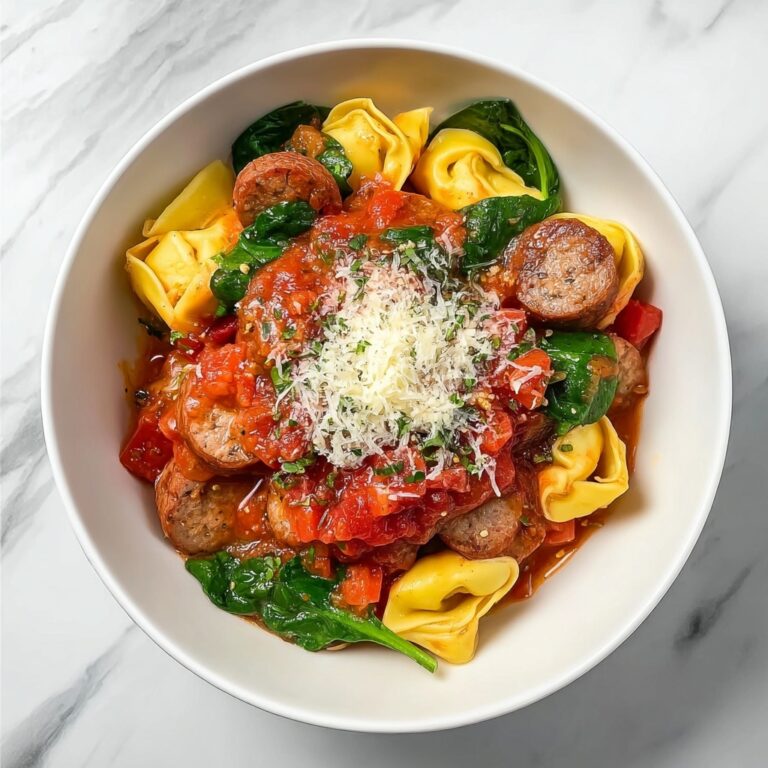 One Pan Tortellini with Sausage Recipe