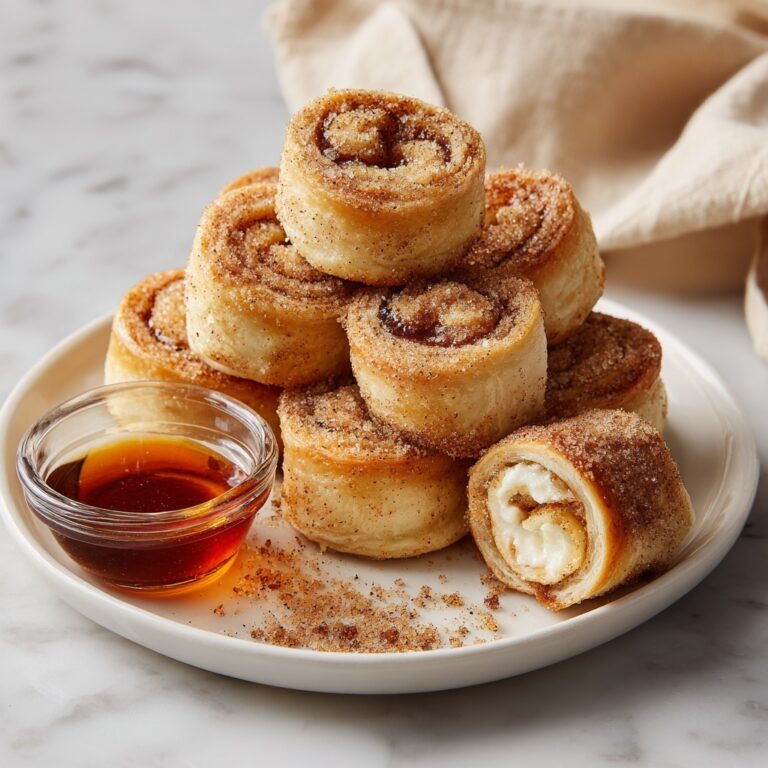 French Toast Roll-Ups with Cream Cheese Filling and Toppings Recipe