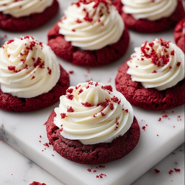 Red Velvet Cookie Sandwiches with Cream Cheese Filling Recipe