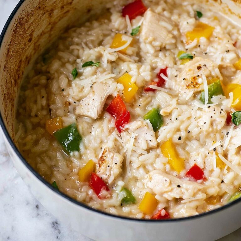 Chicken Red Bell Pepper Risotto Recipe