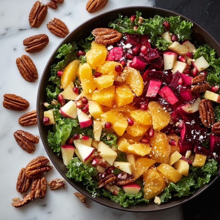 Fall Harvest Salad with Roasted Sweet Potatoes, Chicken, and Cranberry Goat Cheese Recipe