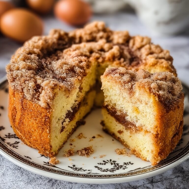 Mom’s Classic Cinnamon Yellow Cake with Vanilla Pudding Recipe